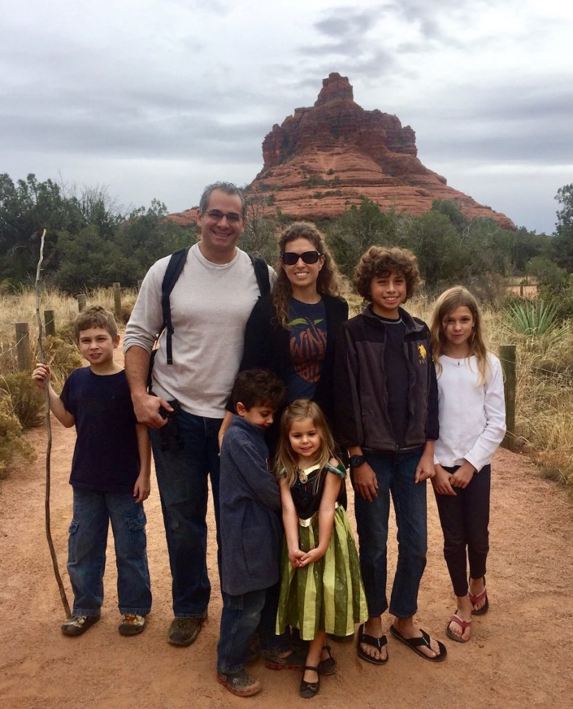 Posing in front of Bell Rock