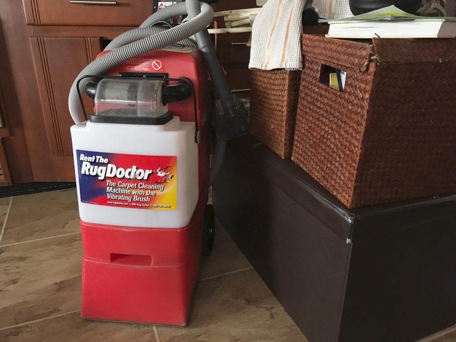 It was just awesome receiving a call while at the grocery store telling me I couldn't come home without a carpet cleaning machine. I was scared to set foot inside upon arrival.