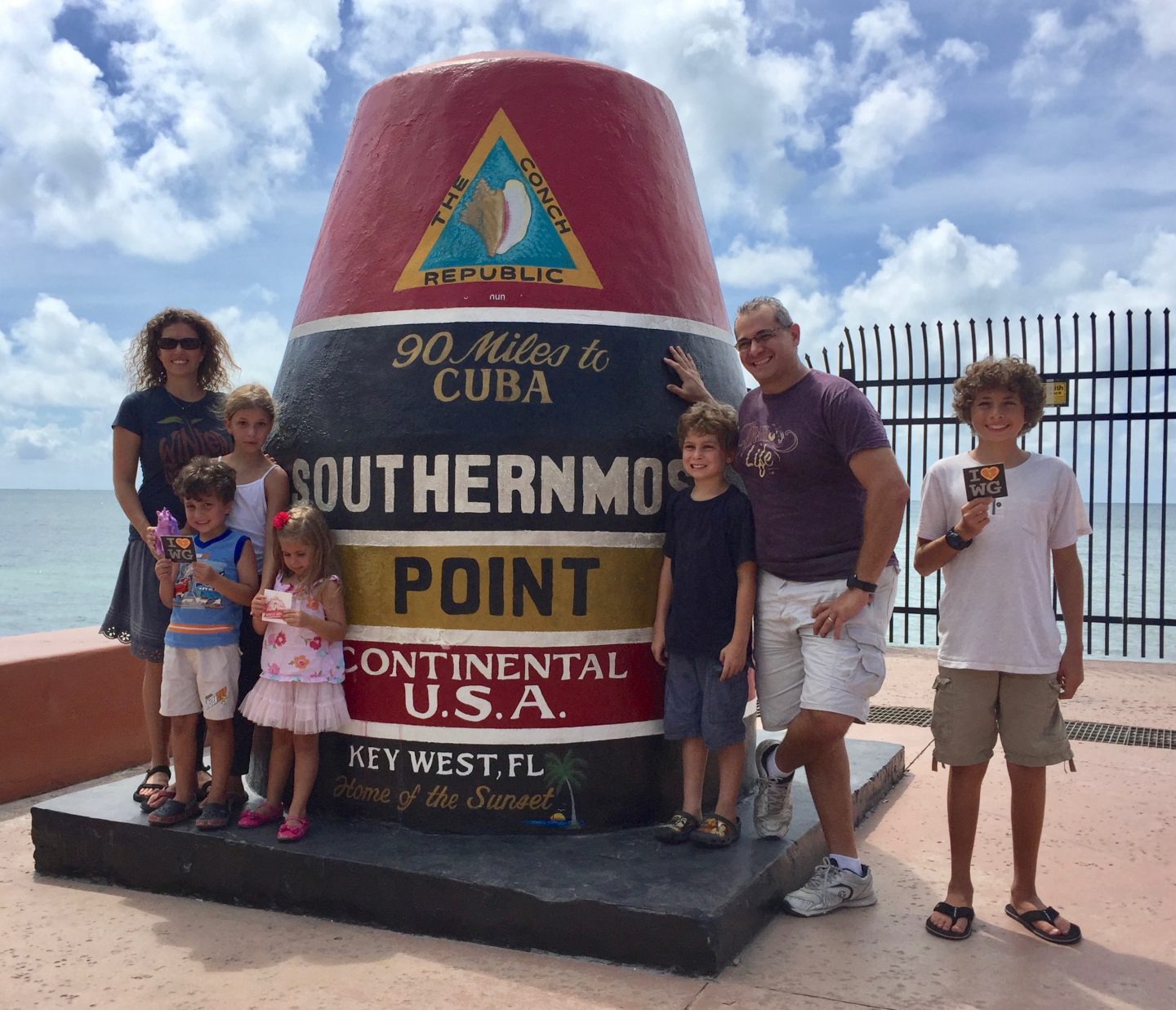 Our plans are to travel from Key West to Alaska and everywhere in between! This photo was taken at the very beginning of our journey.